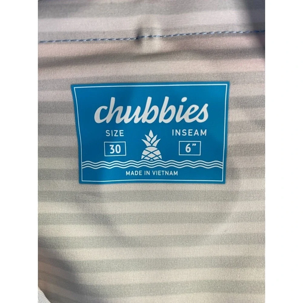 NWT Chubbies The Stripe Dreams Boardshort Mens Size‎ 30 6